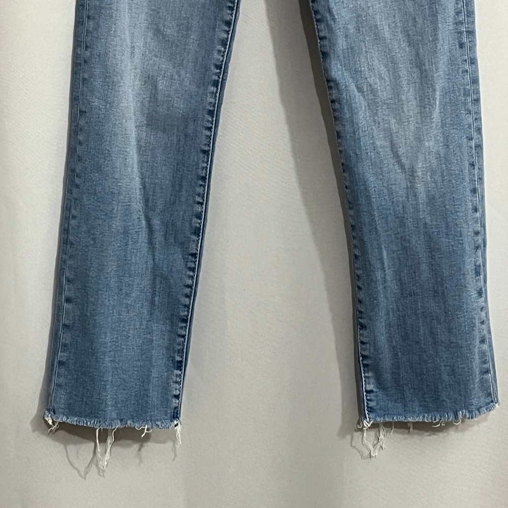 FRAME Le High Straight Jeans Womens 25 Light Blue Fading Premium Denim Capsule - Picture 9 of 13